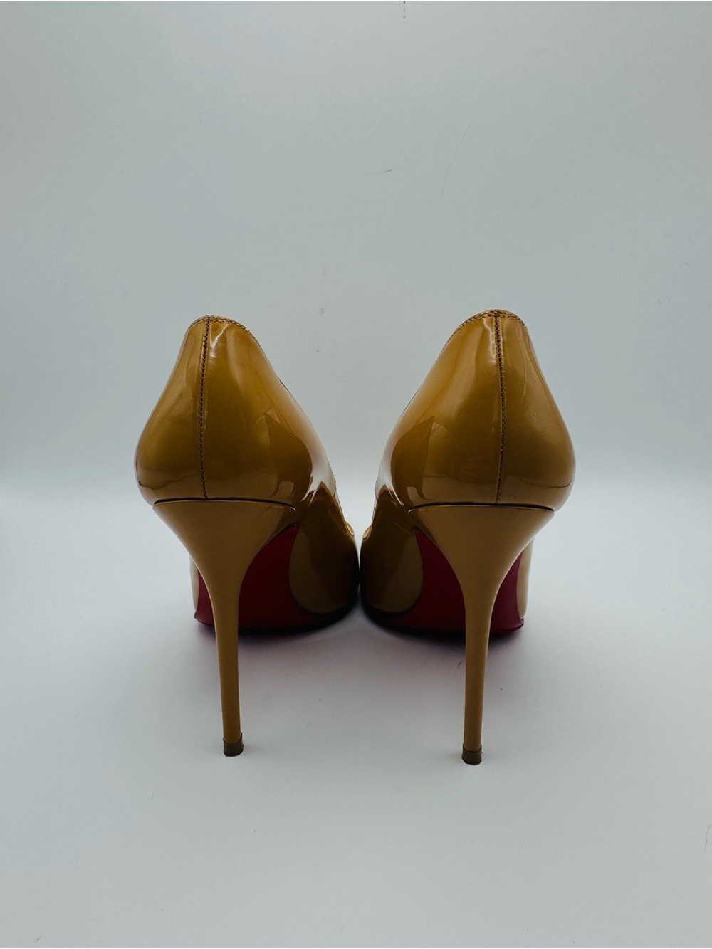 Christian Louboutin Simple Pump Nude Patent Leather Heels EU 36 - Picture 4 of 9